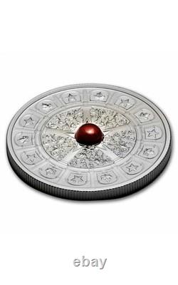 2025 RCM Canada $20 Strength & Abundance 1oz Silver Coin Proof Red Coral Box COA