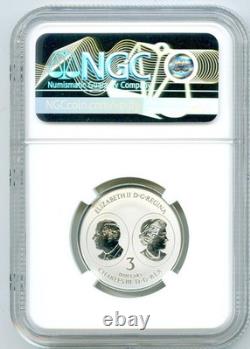 2026 $3 1/4 Oz Silver Canada Qeii Centenary Maple Leaf Ngc Pf70 Reverse Proof Fr