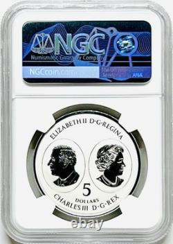 2026 $5 Canada 1oz Silver Qeii Centenary Maple Leaf Ngc Pf70 Reverse Proof Fr