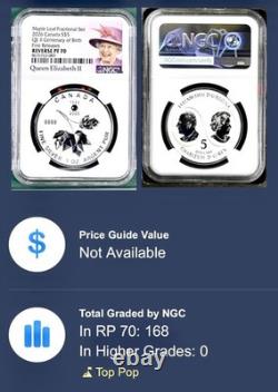 2026 $5 Canada 1oz Silver Qeii Centenary Maple Leaf Ngc Pf70 Reverse Proof Fr