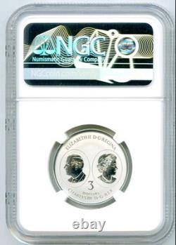 2026 CANADA Maple Leaf Silver Set $3 Coin Queen Elizabeth Centenary NGC Rev PF70