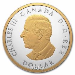 2026 Canada 1 oz Silver $1 Yellow Gold Peace Dollar Proof