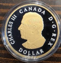 2026 Canada 1 oz Silver $1 Yellow Gold Peace Dollar Proof