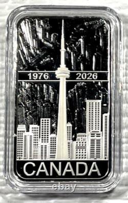 2026 Canada 1 oz Silver $20 50th Anniversary of the CN Tower Box &COA #3904/7500