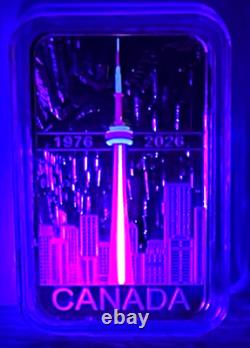 2026 Canada 1 oz Silver $20 50th Anniversary of the CN Tower Box &COA #3904/7500