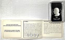 2026 Canada 1 oz Silver $20 50th Anniversary of the CN Tower Box &COA #3904/7500