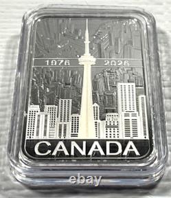 2026 Canada 1 oz Silver $20 50th Anniversary of the CN Tower Box &COA #3904/7500