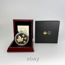 2026 Canada $50 Maple Leaves in Motion 5 oz Fine Silver Coin