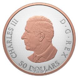 2026 Canada $50 Maple Leaves in Motion 5 oz Fine Silver Coin