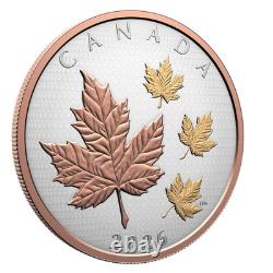 2026 Canada $50 Maple Leaves in Motion 5 oz Fine Silver Coin