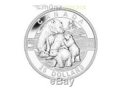 25 $ Dollar Eisbär O Canada Kanada 2013 PP Proof 1 oz Unze Silber silver