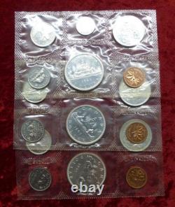 3 1965 Canada Silver Proof Like Mint Sets, 18 PL Canadian Coins, 3.3oz ASW Total
