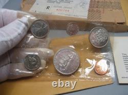 4 Pristine 1965 Proof-Like Mint sets of CANADA. SILVER. BOX/ENV/COA