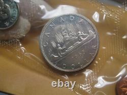 4 Pristine 1965 Proof-Like Mint sets of CANADA. SILVER. BOX/ENV/COA