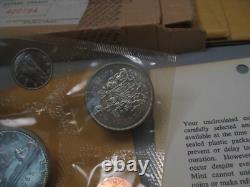 4 Pristine 1965 Proof-Like Mint sets of CANADA. SILVER. BOX/ENV/COA
