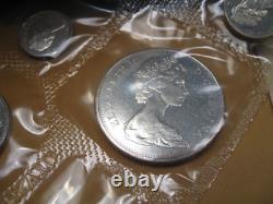 4 Pristine 1965 Proof-Like Mint sets of CANADA. SILVER. BOX/ENV/COA