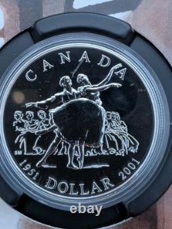6 Canadian Proof Silver Dollars Collection OGP