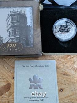 6 Canadian Proof Silver Dollars Collection OGP