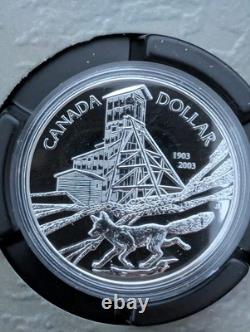 6 Canadian Proof Silver Dollars Collection OGP