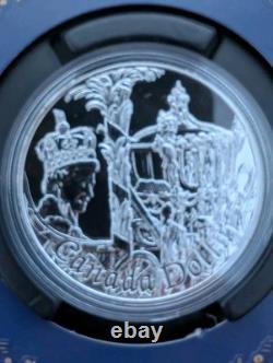 6 Canadian Proof Silver Dollars Collection OGP