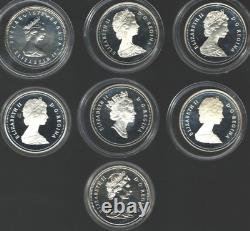 7 Canadian Proof Silver Dollars 2.625 Oz Of Silver Below Spot Price