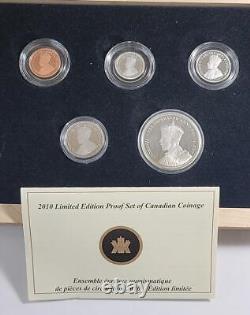 75th Anniv. Voyager Dollar 2010 Canada Limited Edition Proof set with box and Cert