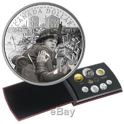 75th Anniversary of D-Day 2019 Canada Silver Dollar Proof Set