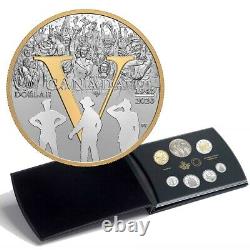 75th Anniversary of VE-Day 2020 Canada Fine Silver Proof Set