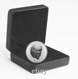 Bald Buffalo 1 Ounce Silver Proof EHR Coin 25 CAD Canada 2021