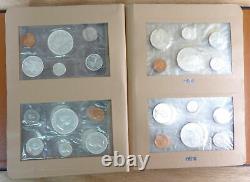 CAD 1962-1968 Silver Proof Sets in Album 327D-9
