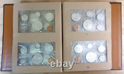 CAD 1962-1968 Silver Proof Sets in Album 327D-9
