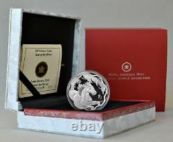 CANADA $15 2014 Proof Silver'Lunar Lotus Year of the Horse' Box/CoA