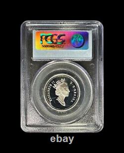 CANADA. 1995, 50 Cents, Silver PCGS PR69 Top Pop? White-Tailed Ptarmigans