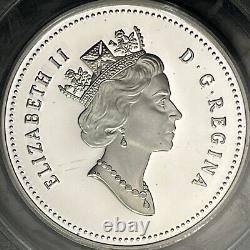 CANADA. 1995, 50 Cents, Silver PCGS PR69 Top Pop? White-Tailed Ptarmigans