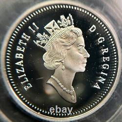 CANADA. 1995, 50 Cents, Silver PCGS PR69 Top Pop? White-Tailed Ptarmigans