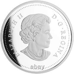 CANADA $20 2015 Silver 1oz. Proof'Canadian Icons Polar Bear with Jade