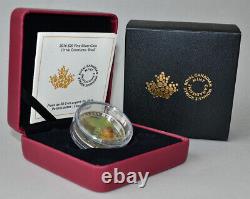 CANADA $20 2016 Fine Silver 1oz. Proof'Little Creatures Snail' withMurano Glass