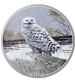 CANADA $20 2016 Silver 1oz. Proof'Canadian Icons Snowy Owl' Box/CoA
