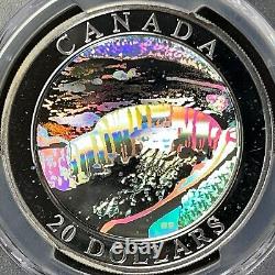 CANADA. 2003, 20 Dollars, Silver PCGS PR69 Top Pop? Niagara Holo, ? Toned