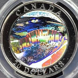 CANADA. 2003, 20 Dollars, Silver PCGS PR69 Top Pop? Niagara Holo, ? Toned