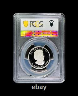 CANADA. 2004, 3 Dollars, Silver PCGS PR70 Top Pop? Arctic Fox, Dog & Vixen