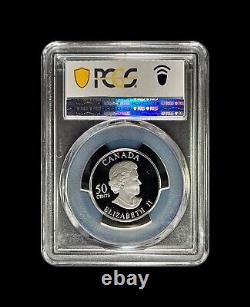 CANADA. 2005, 50 Cents, Silver PCGS PR70 Top Pop? Fritillary Butterfly