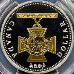 CANADA. 2006, 1 Dollar, Silver PCGS PR70 Top Pop? Victoria Cross, Gilt