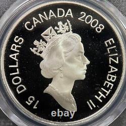 CANADA. 2008, 15 Dollars, Silver PCGS PR69 Top Pop? Lunar Zodiac, Rat