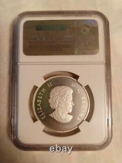 CANADA 2013, O Canada 10 Dollars, Silver NGC PF70 Matte Finish, First Releases