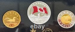 CANADA 2015 Fine Silver Proof Set 50th Anniversary of Canadian Flag