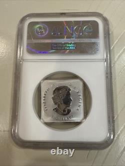 CANADA. 2017, 3 Dollars, Silver NGC PF69 Maple Leaf Quartet, Upper Right, Ra