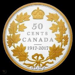 CANADA 2017 fine silver 50 Cents 100th Anniversary Masters Club 50mm PROOF