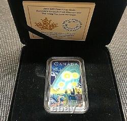 CANADA 2019 $20 Glow-in-the-Dark SHAG HARBOUR 1oz Proof Silver UFO Silver Coin