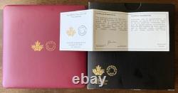 CANADA 2019 THE ELEMENTS $3 Square Fine Proof Silver Coin Set OGP w. Box & COA
